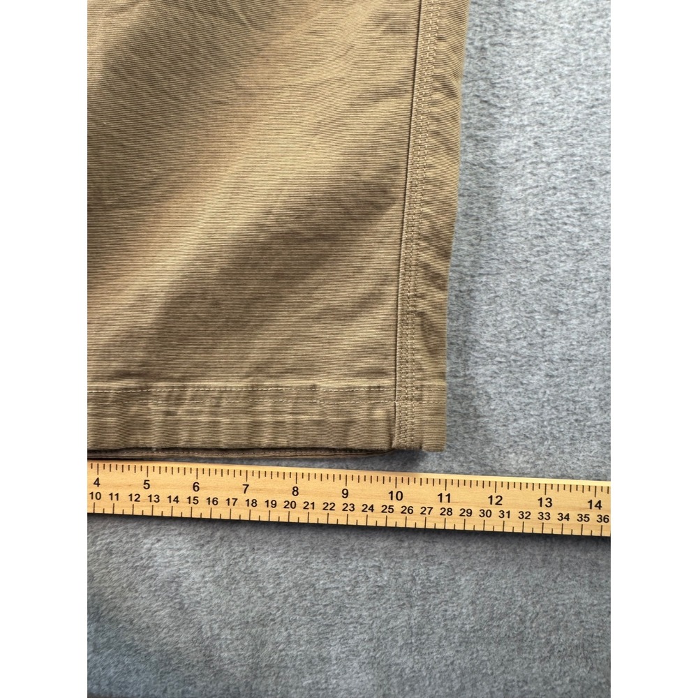 Duluth Trading Co Flex Fire Hose Relaxed Fit Pants Khaki Tan Mens Big 48x30 - Picture 8 of 13